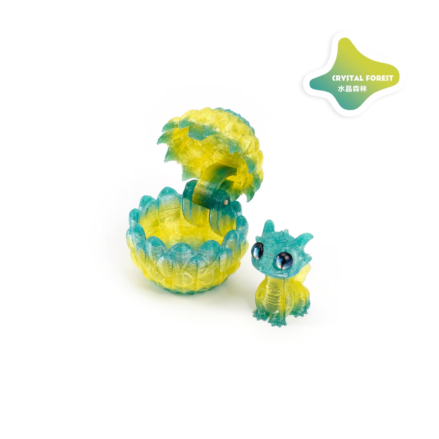 3D Printed Openable Dragon Egg Set Cute Pet Dragon Ornament Gift