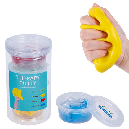 Therapy Putty Hand Exercise With Different Hardness