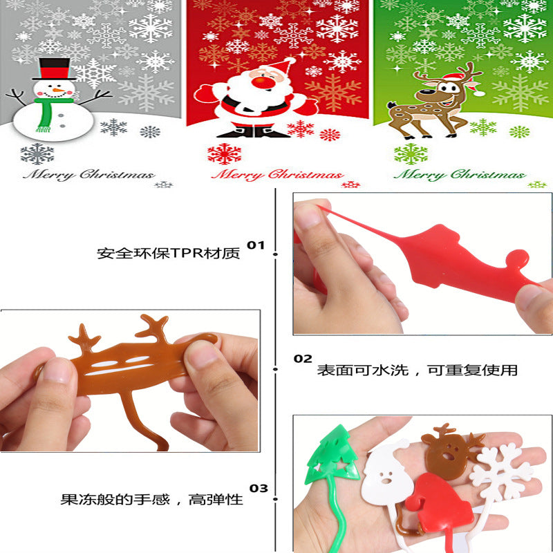 TPR Climbing Sticky Wall Christmas Sensory Fidget Toy 3