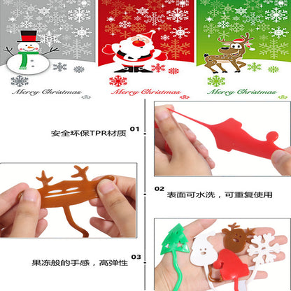 TPR Climbing Sticky Wall Christmas Sensory Fidget Toy 3