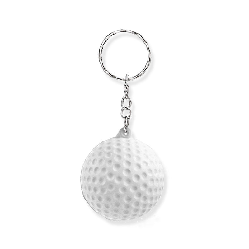 PU Squishy Sports Ball Keychain Sensory Stress Toy 4cm 11
