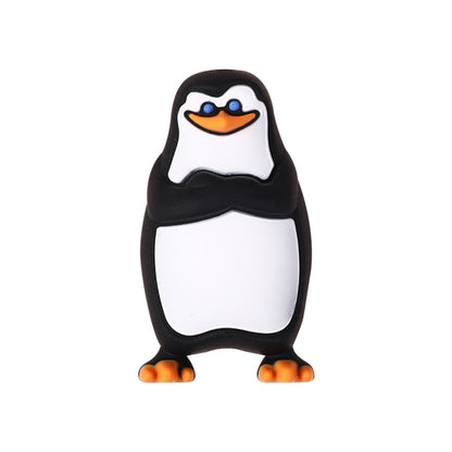 20Pcs Silicone 3D Focal Beads Penguin Animal Characters Set 14