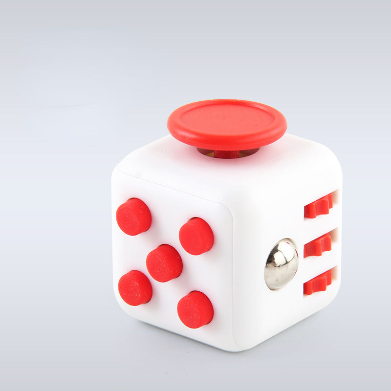 Silicone Fidget Cube 6-Function Decompression Desk Toy 3.4cm 8