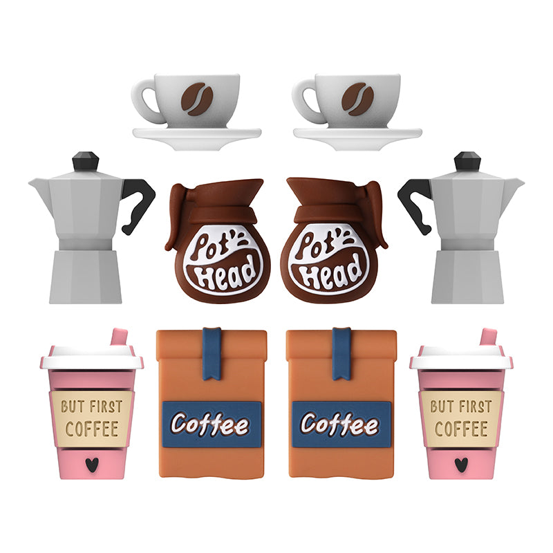 Silicone 3D Focal Beads Coffee Theme 3D Coffee Cup and Pot Designs 9