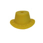 50pcs Silicone Focal Beads Cowboy Hat With Hole Center 14
