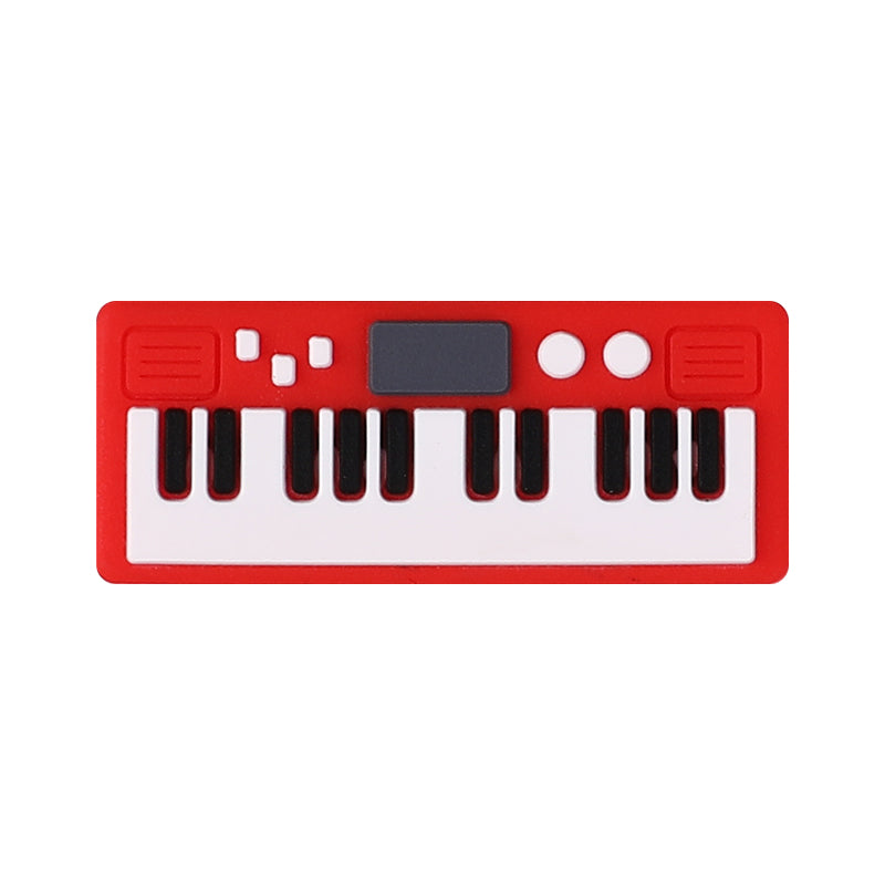 Silicone Focal Beads Music Themed Instrument Variety Set 9