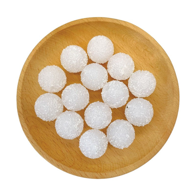 50pcs 20mm Sugar Round Acrylic Beads DIY Bracelet Making 3