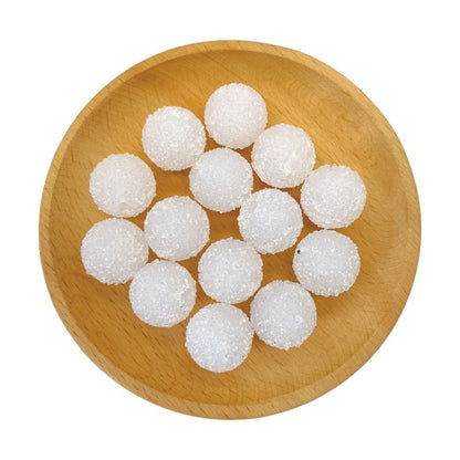 50pcs 20mm Sugar Round Acrylic Beads DIY Bracelet Making 3