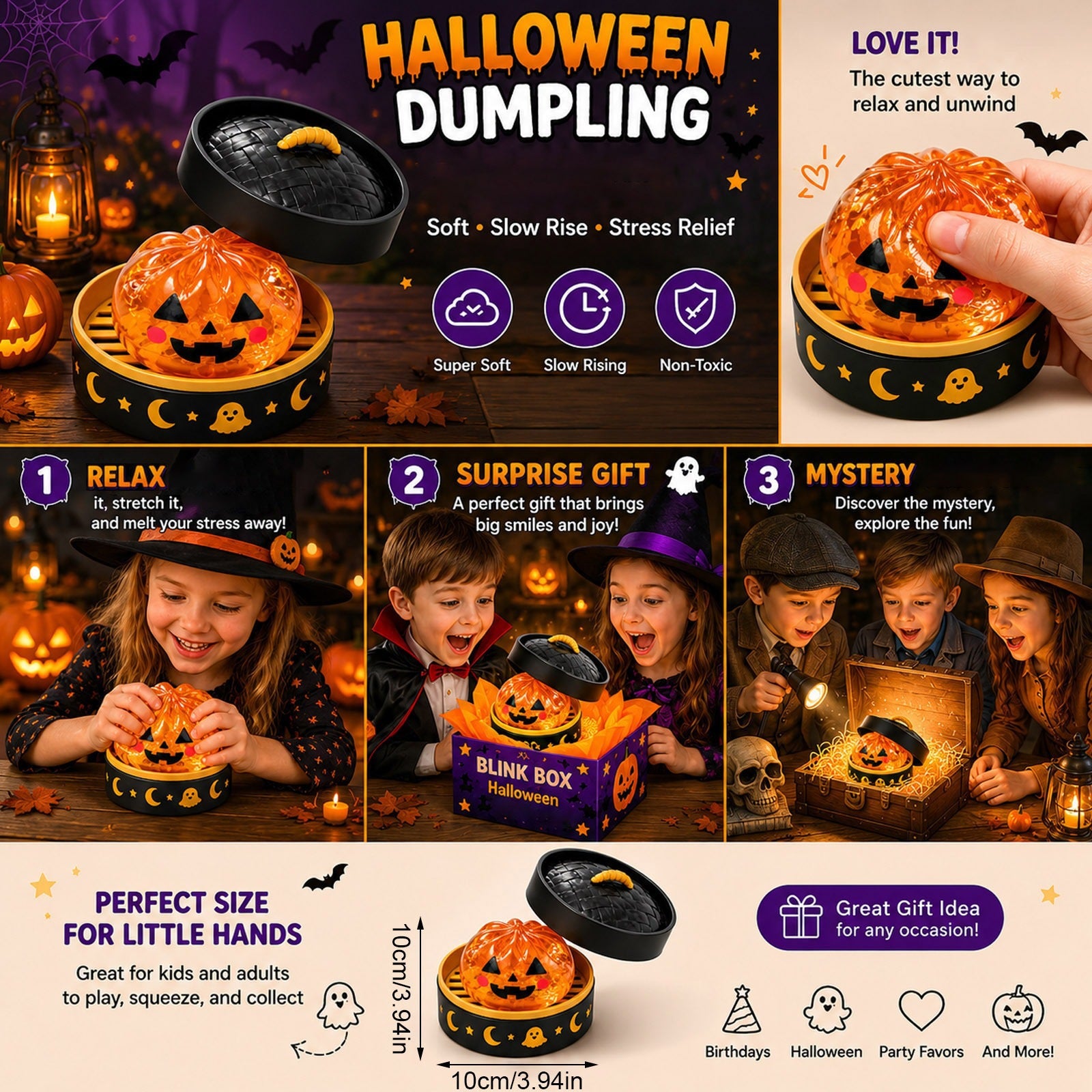 Halloween Dumpling Squishy Toy 5