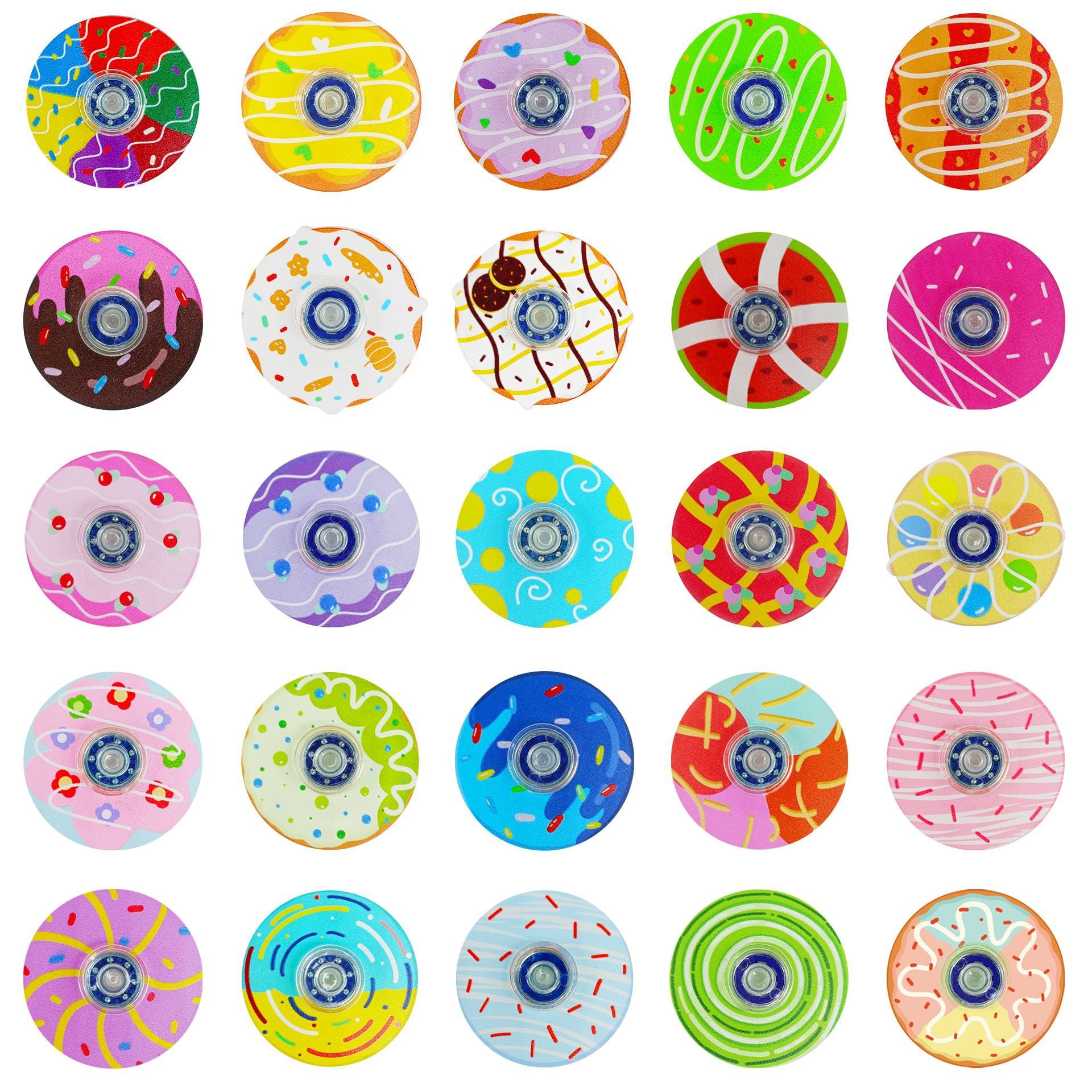 Acrylic Fidget Spinner Donut Shape Stress Relief Toy