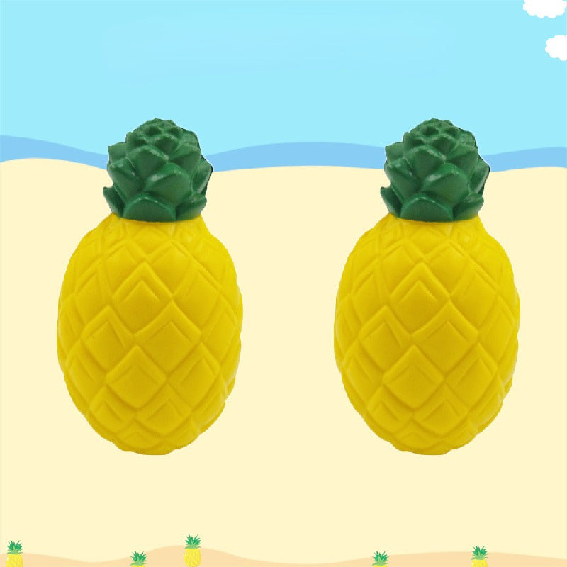 PU Rebound Pineapple Squishy Toy Sensory Stress Ball 12 x 6.6cm 2
