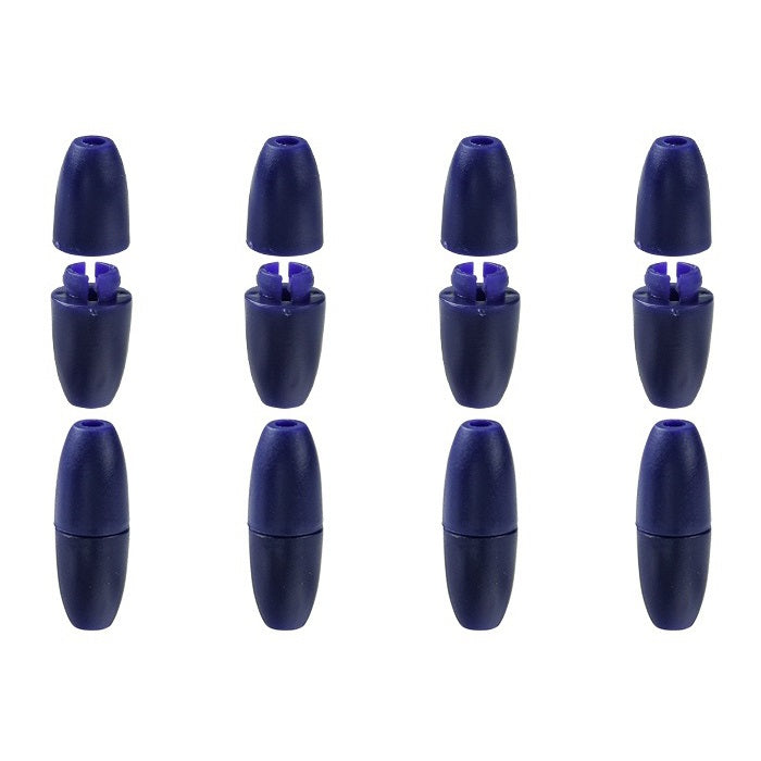 100pcs Food Grade PP Breakaway Safety Clasps Bead Barrel Connectors 16