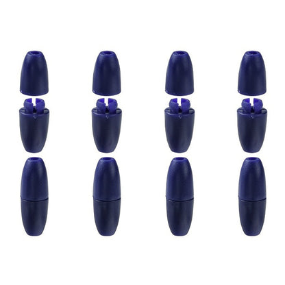 100pcs Food Grade PP Breakaway Safety Clasps Bead Barrel Connectors 16