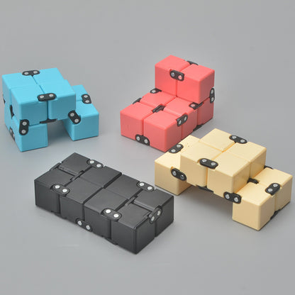 Plastic Infinity Cube Fidget Toy for Kids and Adults 8x4x2cm 5