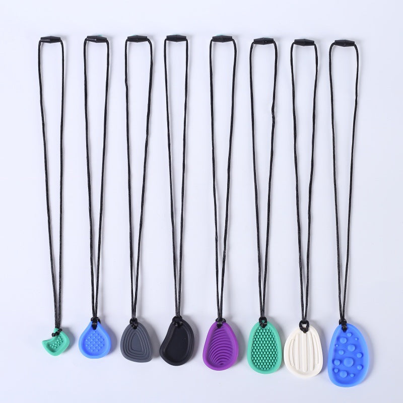 Sensory Stone Silicone Tactile Fidget Toy Worry Stone Stress Relieving