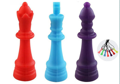 Silicone Teething Toy Crown Chess Piece Baby Teether 2
