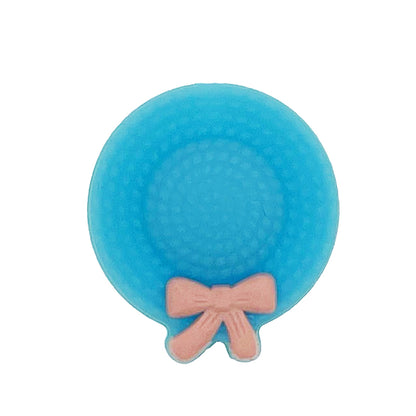 20pcs Silicone Focal Beads Bow Hat With Bow Detail 5