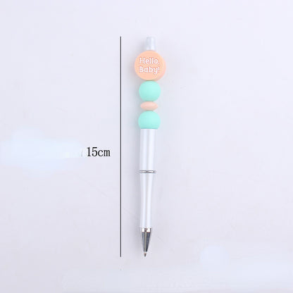Milk Bottle Silicone Beaded Pens Handmade Office School Supplies 5
