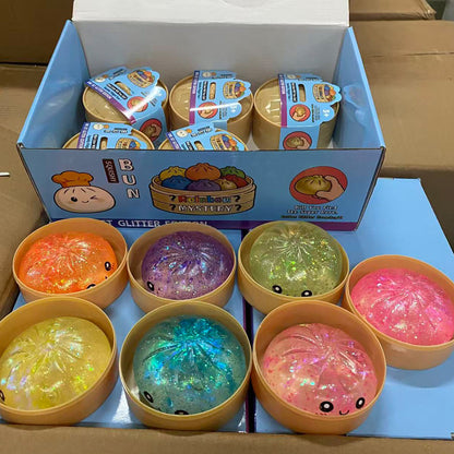 TPR Squishy Steamed Stuffed Bun Sensory Toy  15