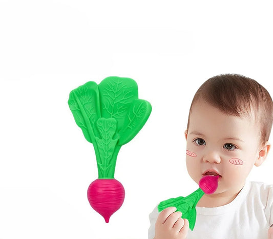 Radish Silicone Teething Toy Baby Teether for Infant