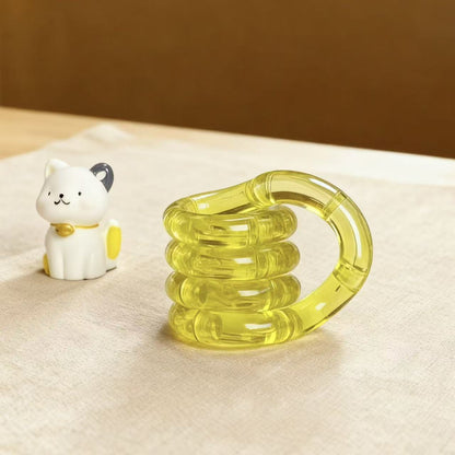 Plastic Twist Sensory Fidget Toy Crystal Series 11