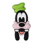20Pcs Silicone 3D Focal Beads Black Dog Character Wearing Green Hat and Yellow Dog Character Tongue Out 11