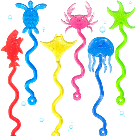 Plastic Sticky Ocean Animal Fidget Sensory Toy for Kids