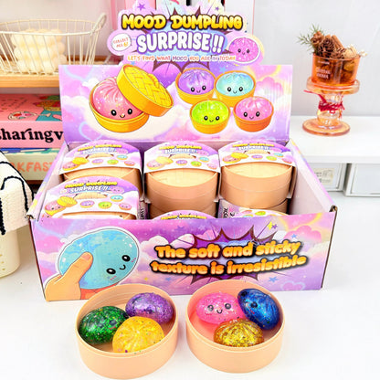 TPR Mood Dumpling Stress Relief Squishy Squeeze Toy  2