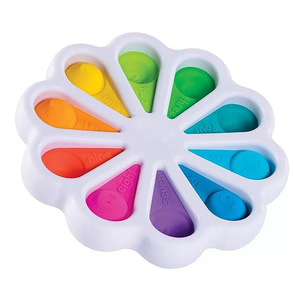 Silicone Pop It Fidget Toy 10 Bubble Dimples Sensory Toy