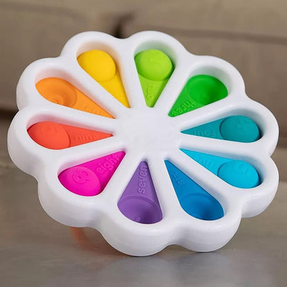 Silicone Pop It Fidget Toy 10 Bubble Dimples Sensory Toy 2