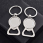 Metal Bottle Opener Sublimation Keychain Zinc Alloy Design 10