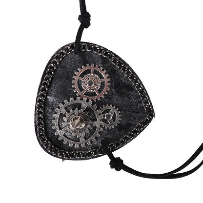 Halloween Pirate Gear Studded Eye Mask Party Accessory 4
