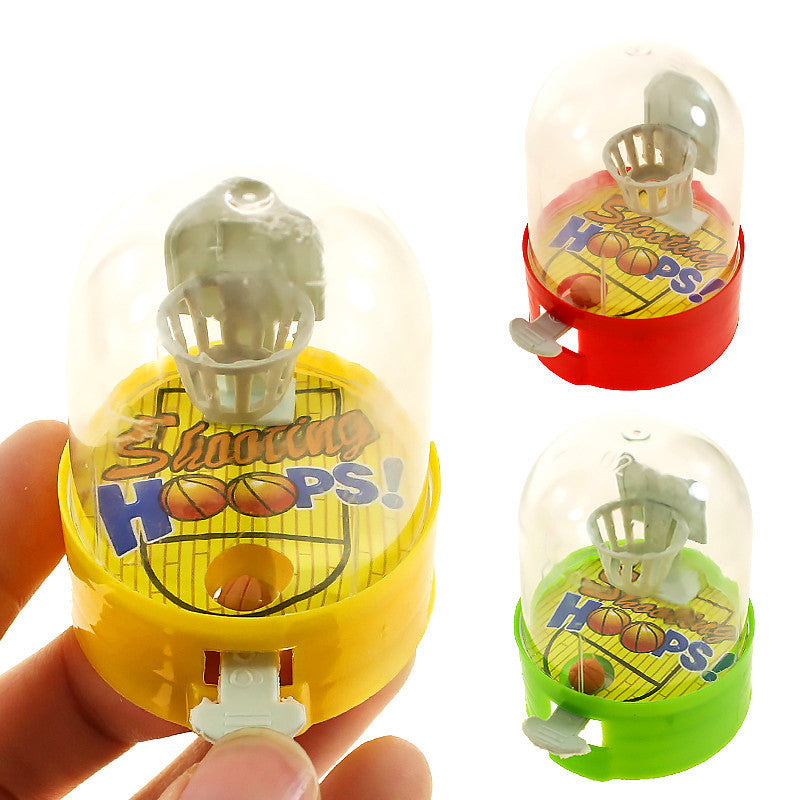 Plastic Mini Handheld Basketball Shooting Toy for Kids