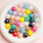10pcs 16mm Candy Heart Acrylic Beads DIY Bracelet Making