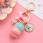 Macaron Cake Alloy Keychain Soft Pottery Charm 2 x 11.3cm 7