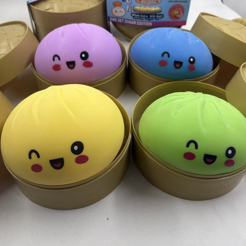TPR Squishy Steamed Stuffed Bun Sensory Toy  21