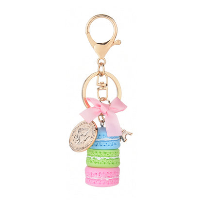 Macaron Cake Alloy Keychain Soft Pottery Charm 2 x 11.3cm 5
