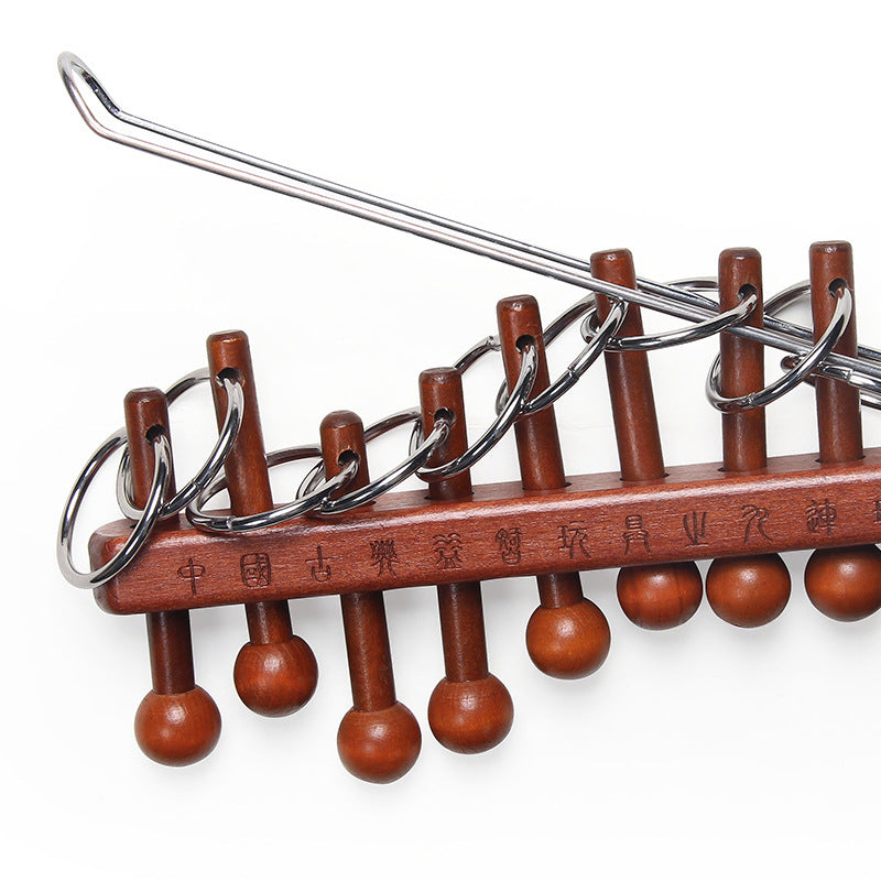 Wooden Nine Link Puzzle Educational Montessori Toy 6
