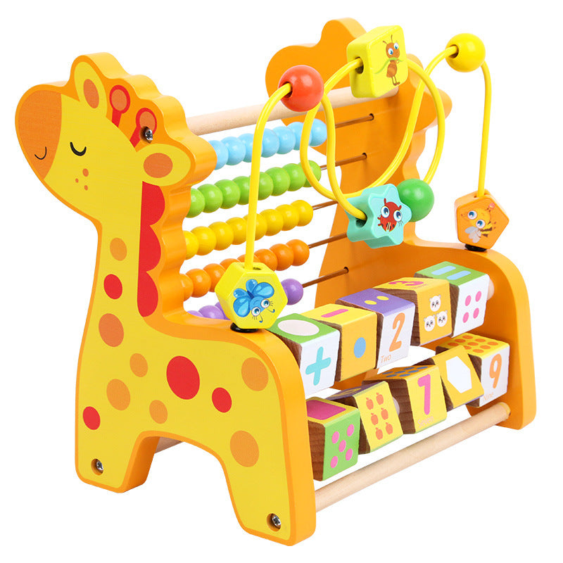 Wooden Monkey Bead Maze Montessori Toys for Toddlers 4