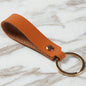 Leather Wristlet Key Ring with Metal Ring 85 x 16mm 11