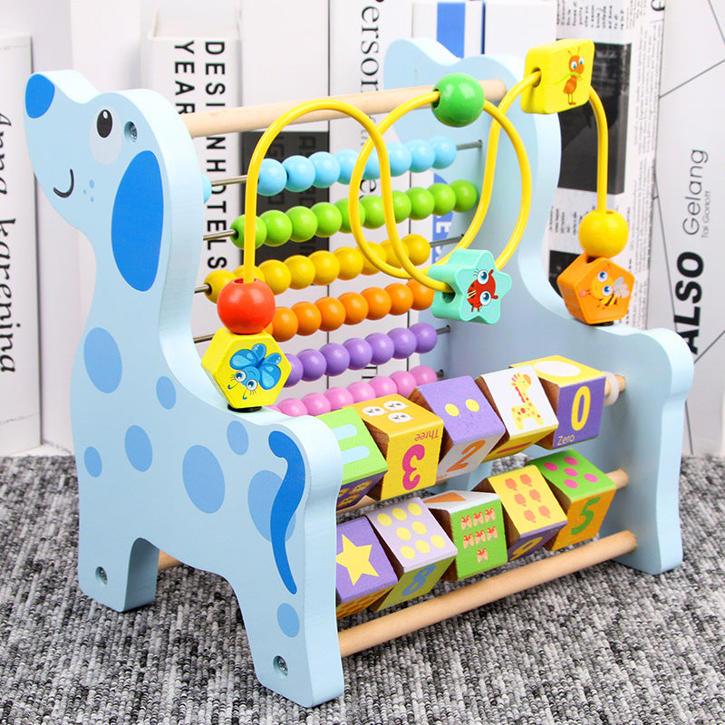 Wooden Monkey Bead Maze Montessori Toys for Toddlers 2