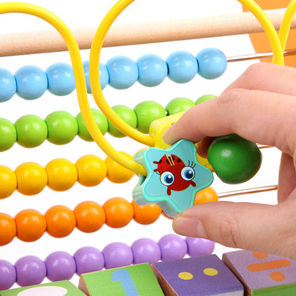 Wooden Monkey Bead Maze Montessori Toys for Toddlers 5