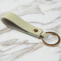 Leather Wristlet Key Ring with Metal Ring 85 x 16mm 12
