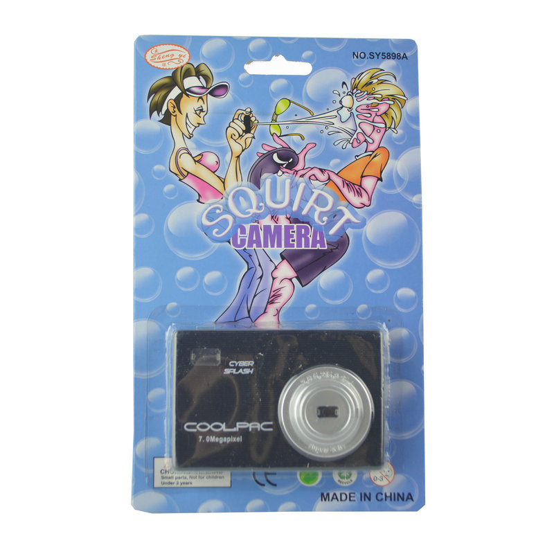Magical Water Spray Camera Novelty Toy Plastic 8.7cm x 5.9cm 5