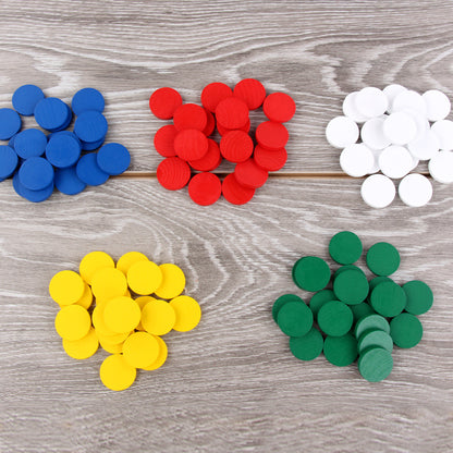 Wooden Sensory Round Building Blocks Montessori Toys 2