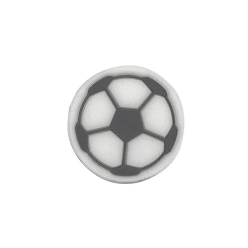 20pcs Silicone Focal Beads Football Round Detail 15