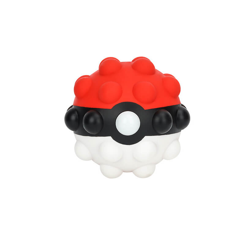 Silicone Pop It Fidget Toy 3D Ball Shape 7cm Diameter