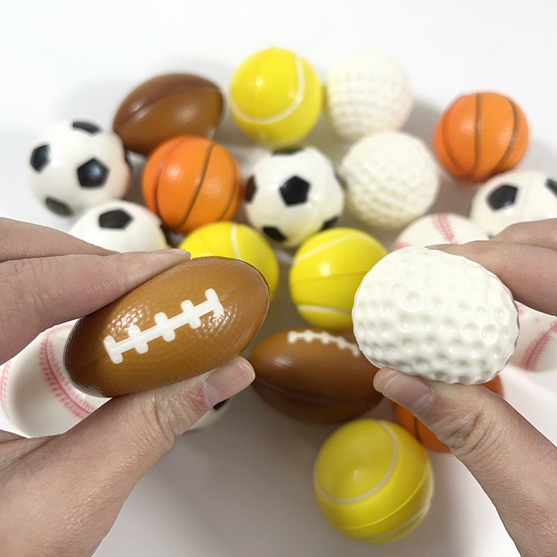 PU Foam Sports Ball Sensory Stress Ball 4cm 2