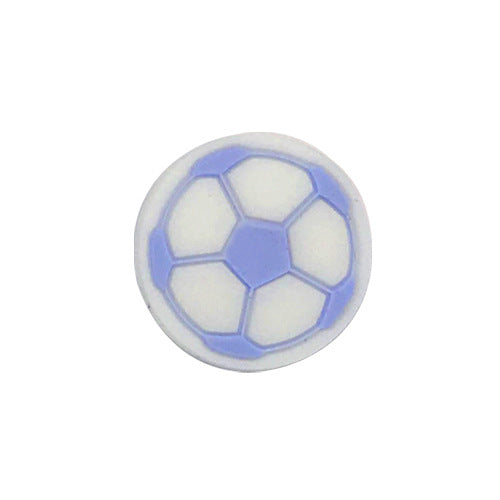 20pcs Silicone Focal Beads Football Round Detail 13