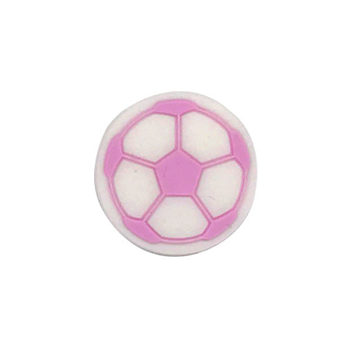 20pcs Silicone Focal Beads Football Round Detail 11